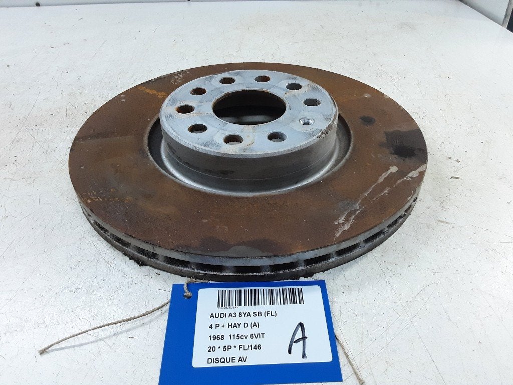 FREIN DISQUE AVANT Audi A3 Sportback (8YA) (01-2019/-), Auto-Union-Straße  1,
85057  Ingolstadt, DE, Info@audi.de, Audi, Utilisé