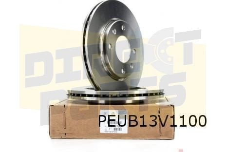 PSA remschijfset L+R voor (geventileerd) Origineel! 424996, Citroën, -, Verzenden, -