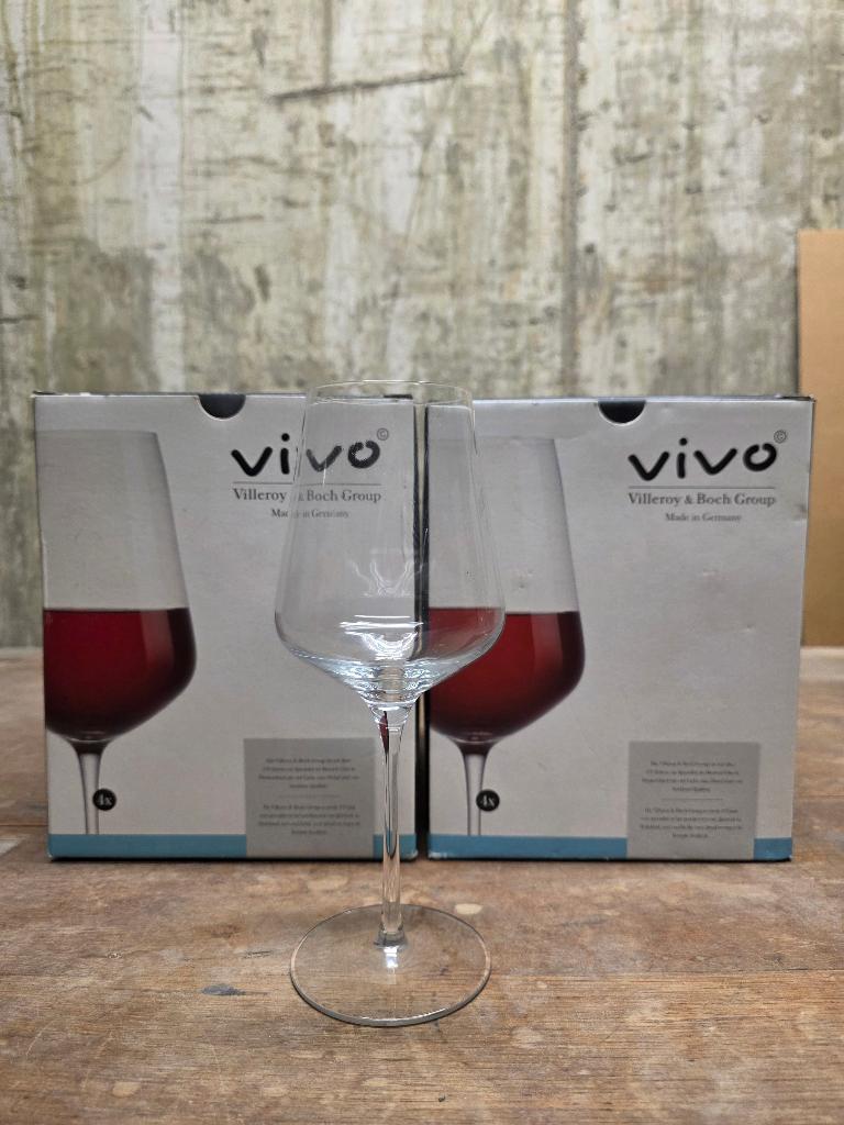 Vivo rode wijnglazen van Villeroy & Boch, Ophalen, Nieuw, Glas, Glas of Glazen