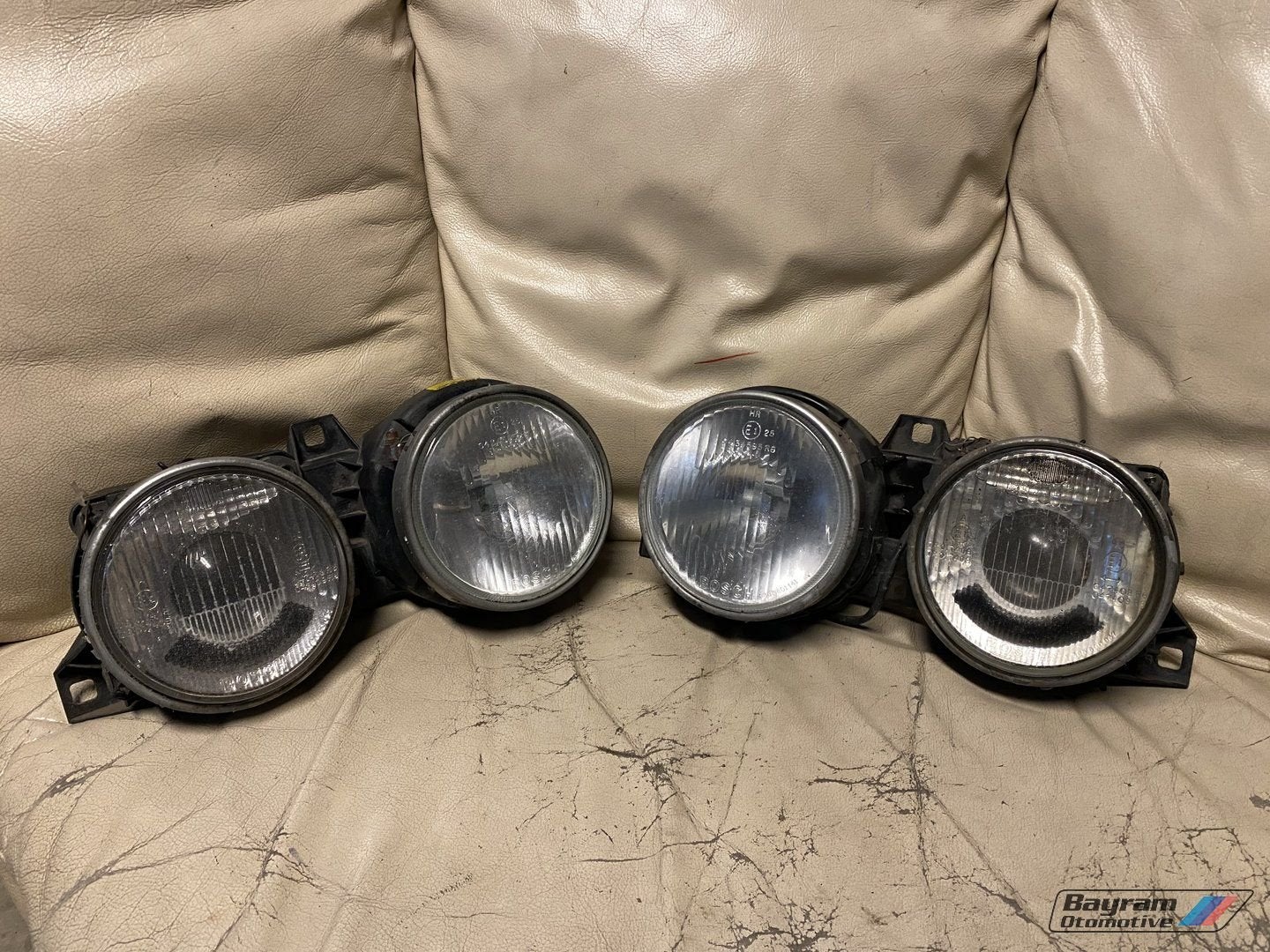 Bmw E30 koplampen Bosch smiley 3-serie coupe sedan type 2, Ophalen, Gebruikt, -, -