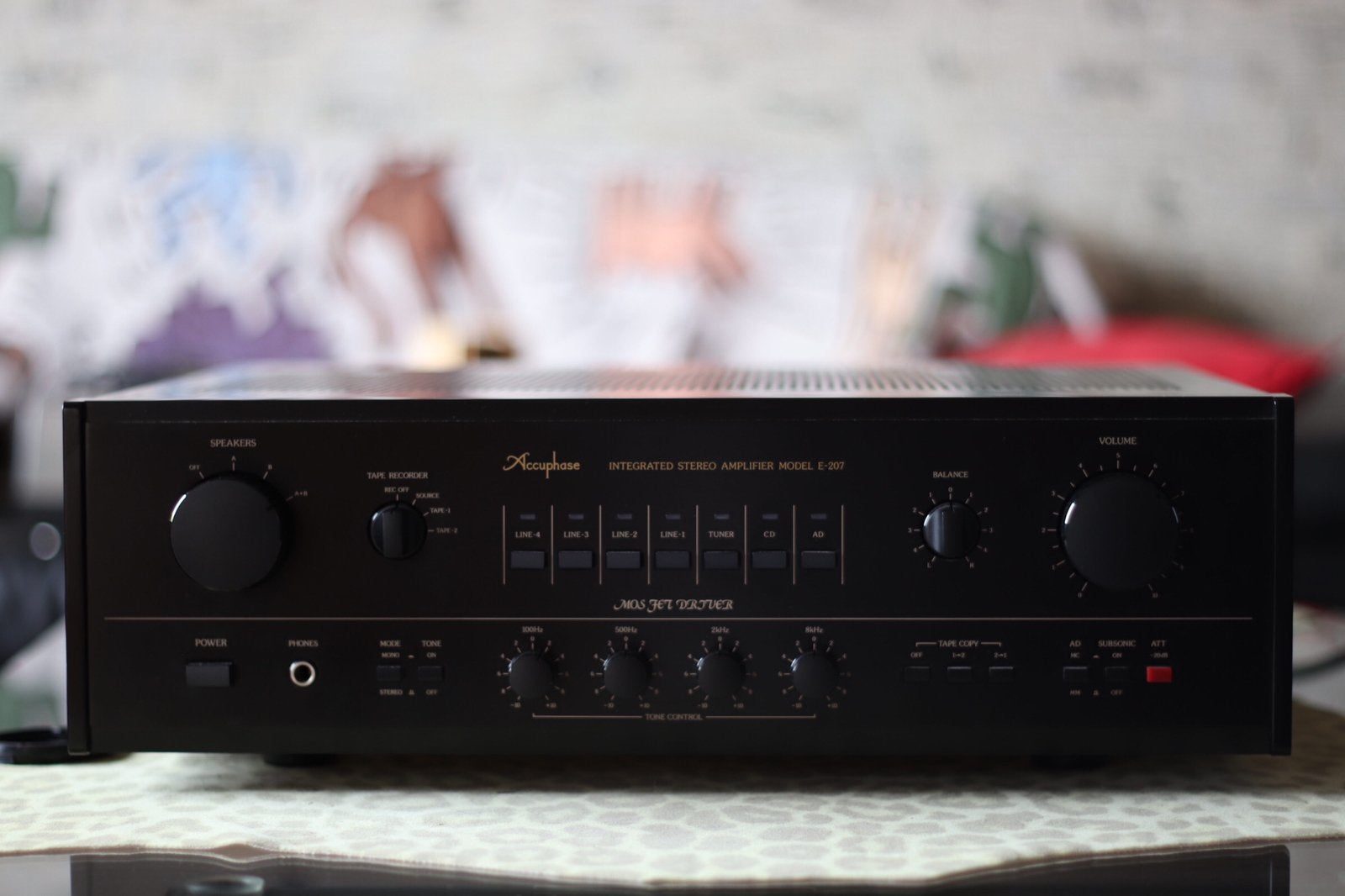 AccuPhase E-207 versterker, Audio, Tv en Foto, Ophalen, Zo goed als nieuw, Stereo