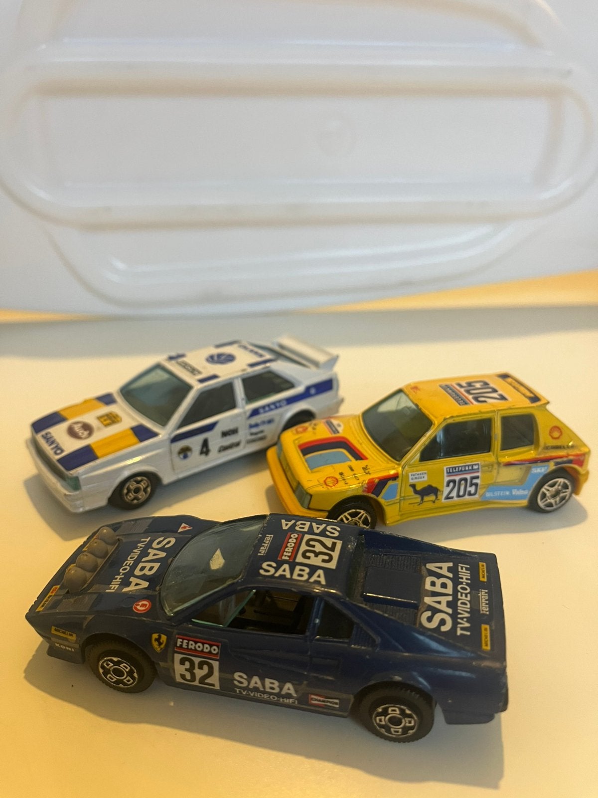 Lot 3 Burago 1/43 Rallye, Ophalen, Gebruikt, Auto