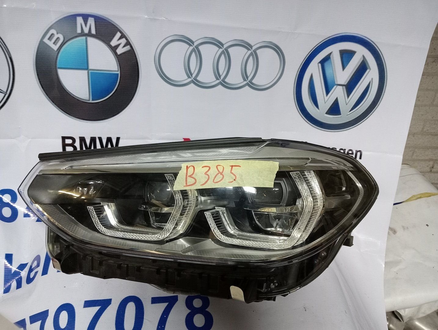 Koplamp BMW X3 G01 X4 G02 Voll Led Adaptive Origineel Lamp, Gebruikt, -, -, Ophalen of Verzenden