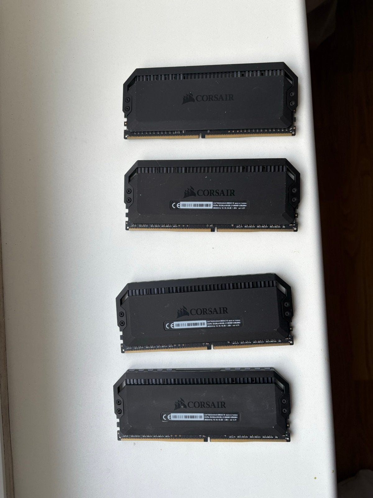 Corsair Dominator 32GB 3600Mhz DDR4 RGB Ram, Informatique & Logiciels, Mémoire RAM, 32 GB, DDR4, Enlèvement, Utilisé