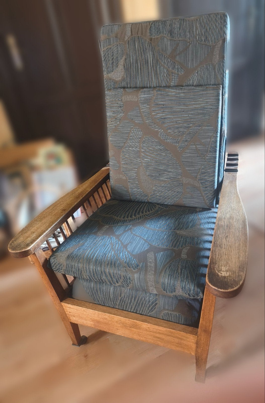 fauteuil Morris, Maison & Meubles, Fauteuils, 75 à 100 cm, Enlèvement, Utilisé, Bois