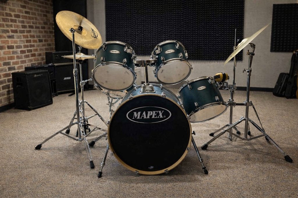 Mapex Venus Drum—Set met 5 schalen en Sabian bekkens, Muziek en Instrumenten, Drumstellen en Slagwerk, Zo goed als nieuw, Overige merken