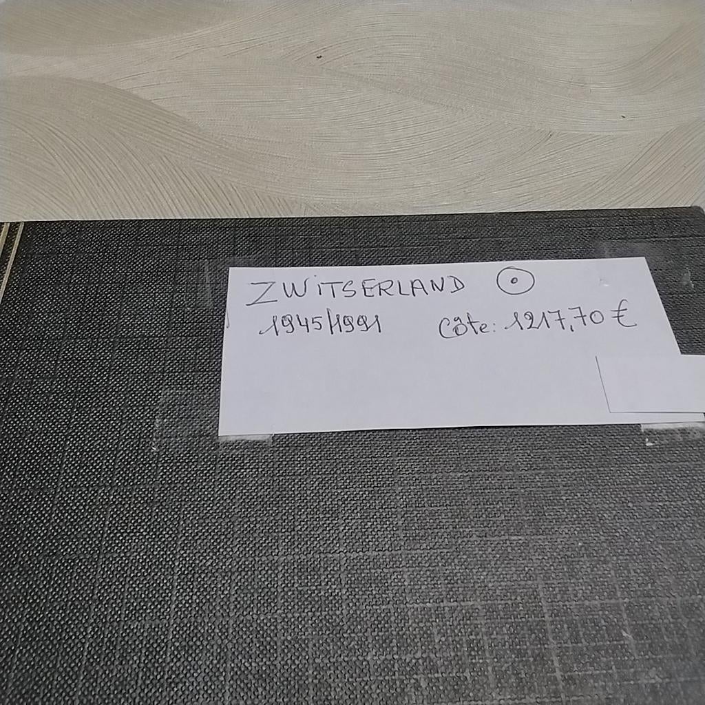 SUISSE 1945/91 timbrée avec cote 1217,70€, Enlèvement ou Envoi