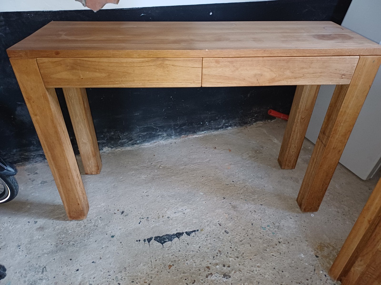 Muurtafel teak 120cm breedte, Maison & Meubles, Tables | Dessertes, Teck, 100 à 150 cm, 25 à 50 cm, Landelijk