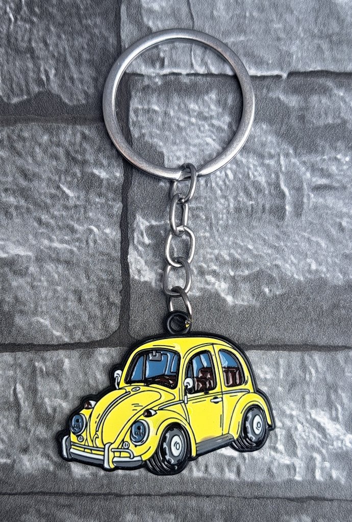 Porte-clé vw beetle jaune, Collections, Neuf, Enlèvement ou Envoi, Autres types
