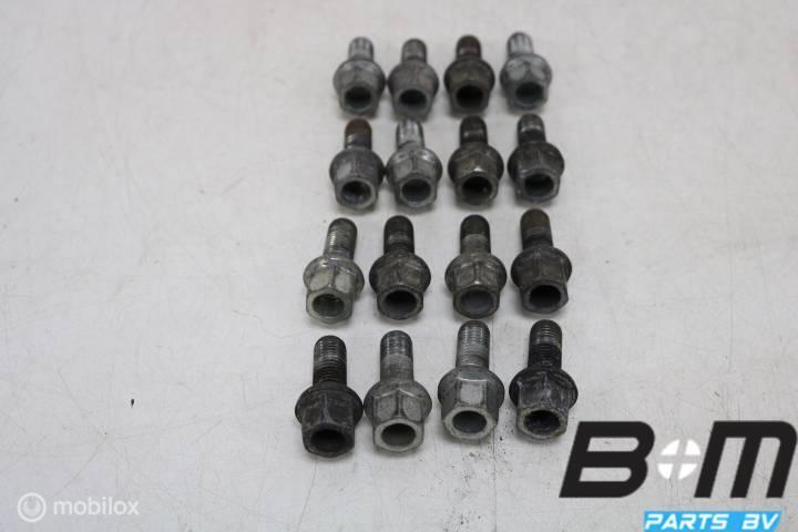 Set originele wielbouten (16st) VW UP! onbekend, Gebruikt, Band(en)