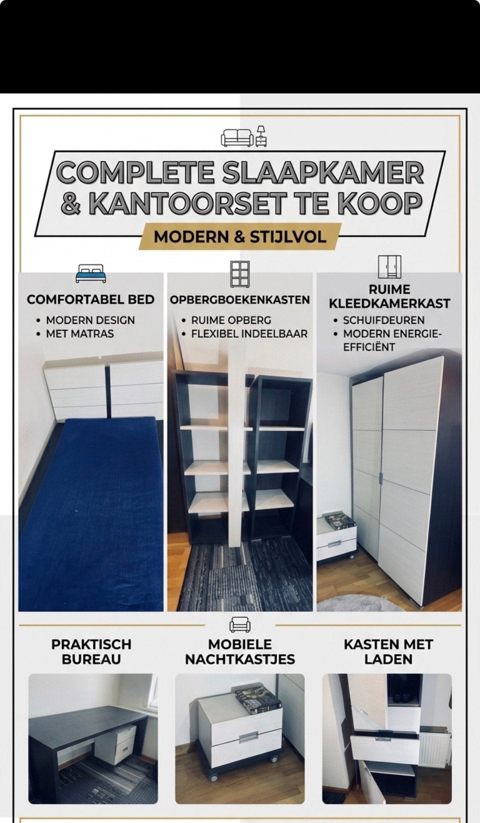 complete slaap jeugdkamer set Bed,Kledingkast,Bureau,Kasten, Huis en Inrichting, Slaapkamer | Complete slaapkamers, Ophalen, Zo goed als nieuw