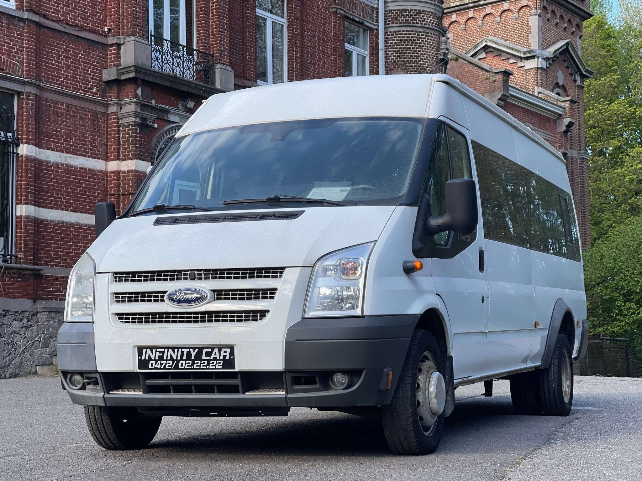 Ford Transit Bus TRANSIT 9 PLACES - BRUIT MOTEUR (bj 2013), Auto's, Euro 5, Stof, Gebruikt, Zwart