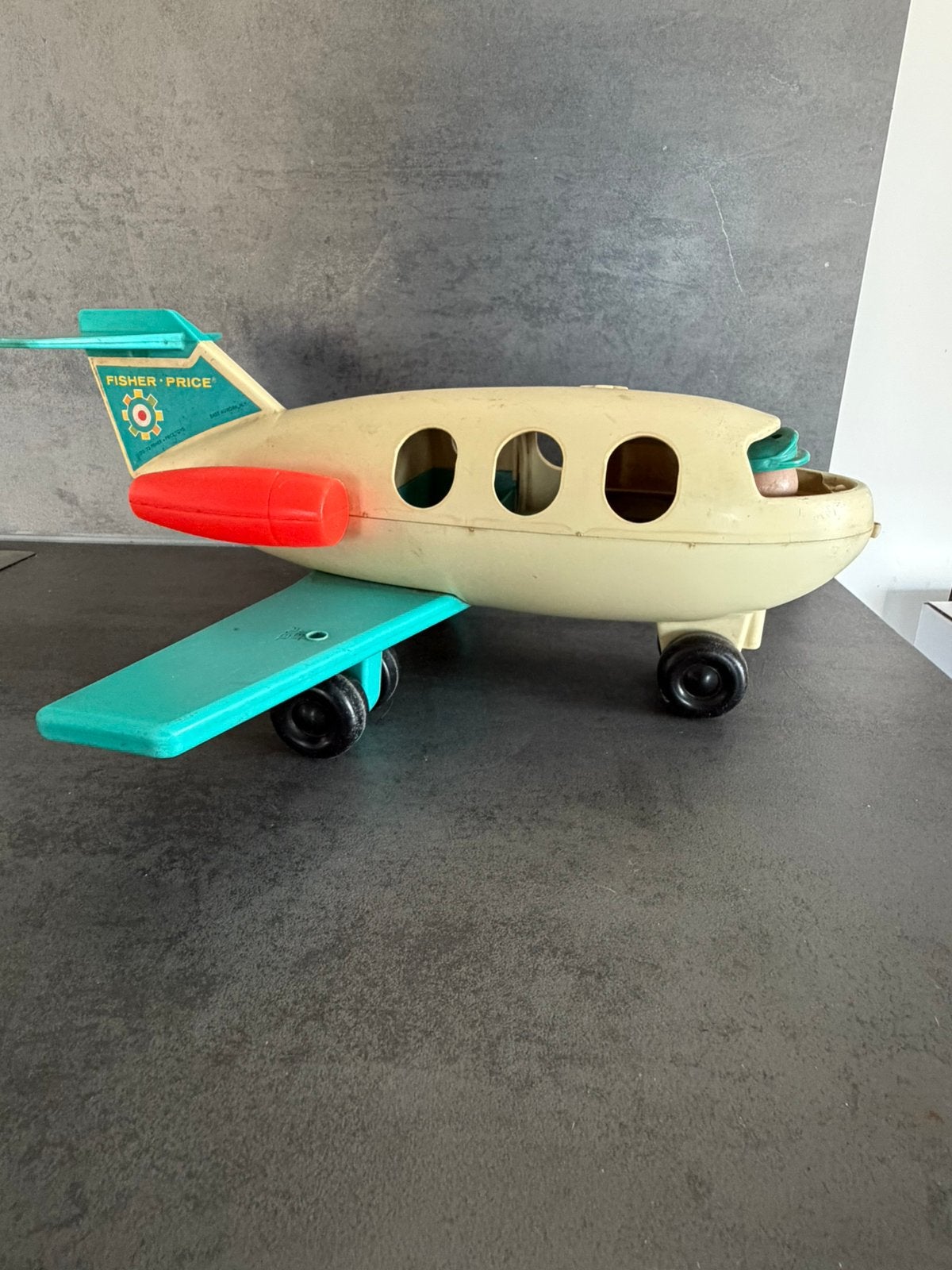 Jouet avion Fisher-Price Play Family Fun Jet vintage, Collections, Aviation, Comme neuf, Enlèvement