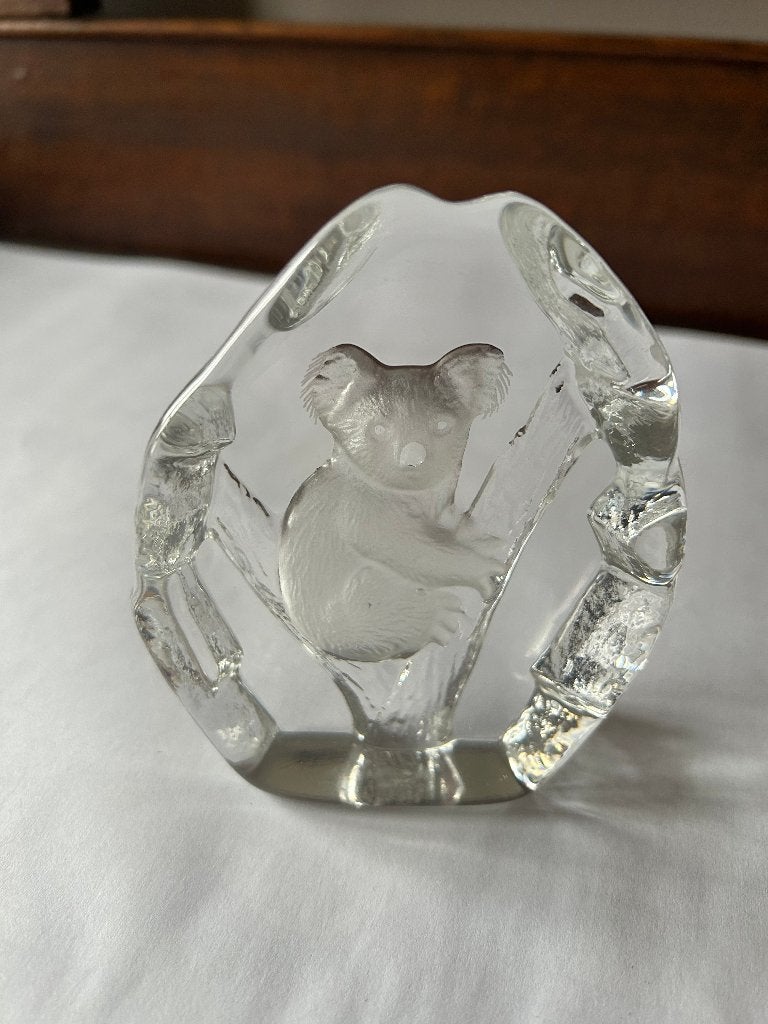Statue en cristal de koala, Collections, Enlèvement ou Envoi, Comme neuf, Cristal, Statue(s)
