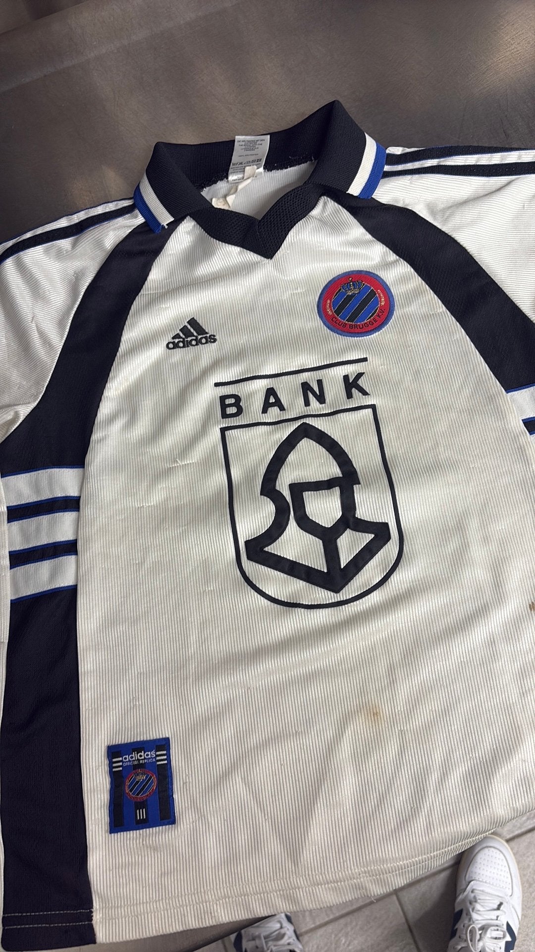 Vintage club brugge, Maat XS of kleiner, Ophalen of Verzenden, Gebruikt, Shirt