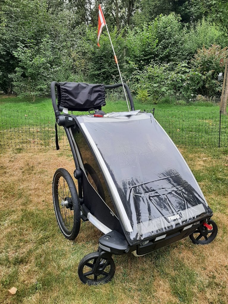 Fietskar - Thule - Chariot Lite2 - zwart, Vélos & Vélomoteurs, Accessoires vélo | Remorques, Comme neuf, Remorque pour enfant