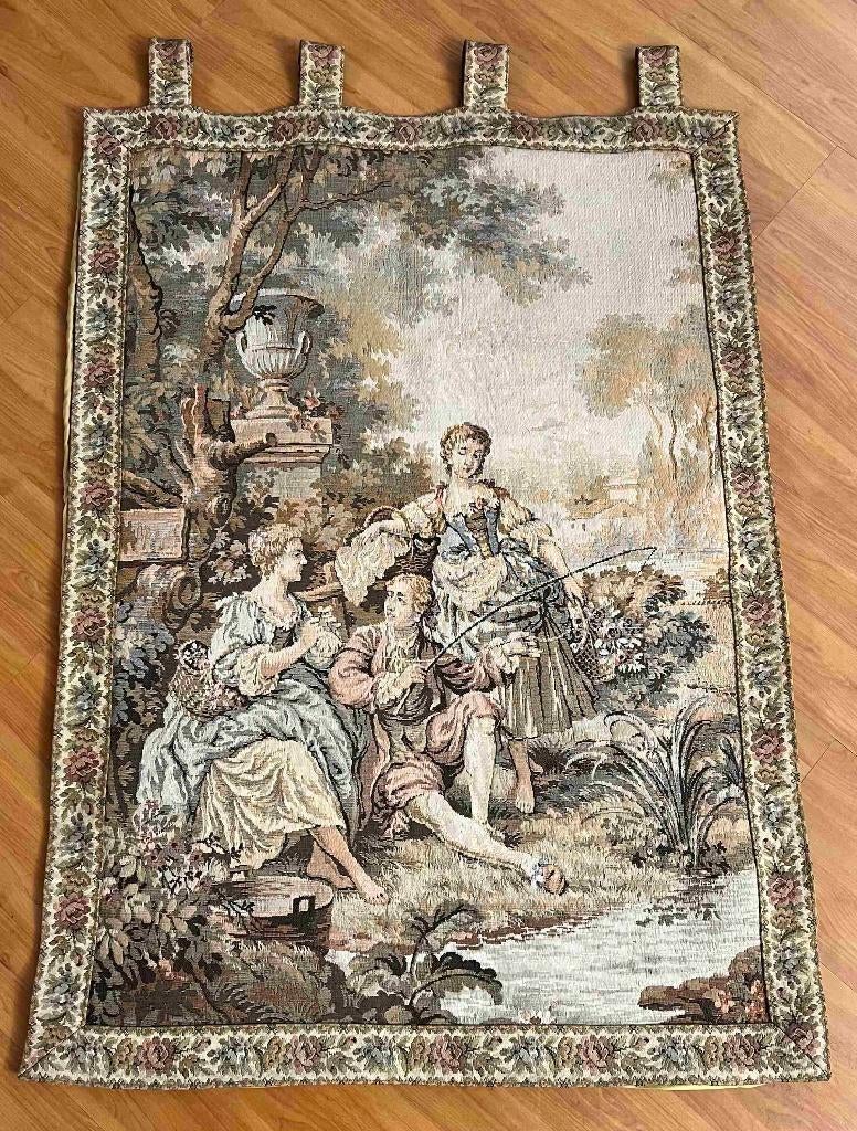 Frans gobelin Wandkleed 115/76 cm, Huis en Inrichting, Woonaccessoires | Wanddecoraties, Gebruikt, Wandkleed, Overige stijlen