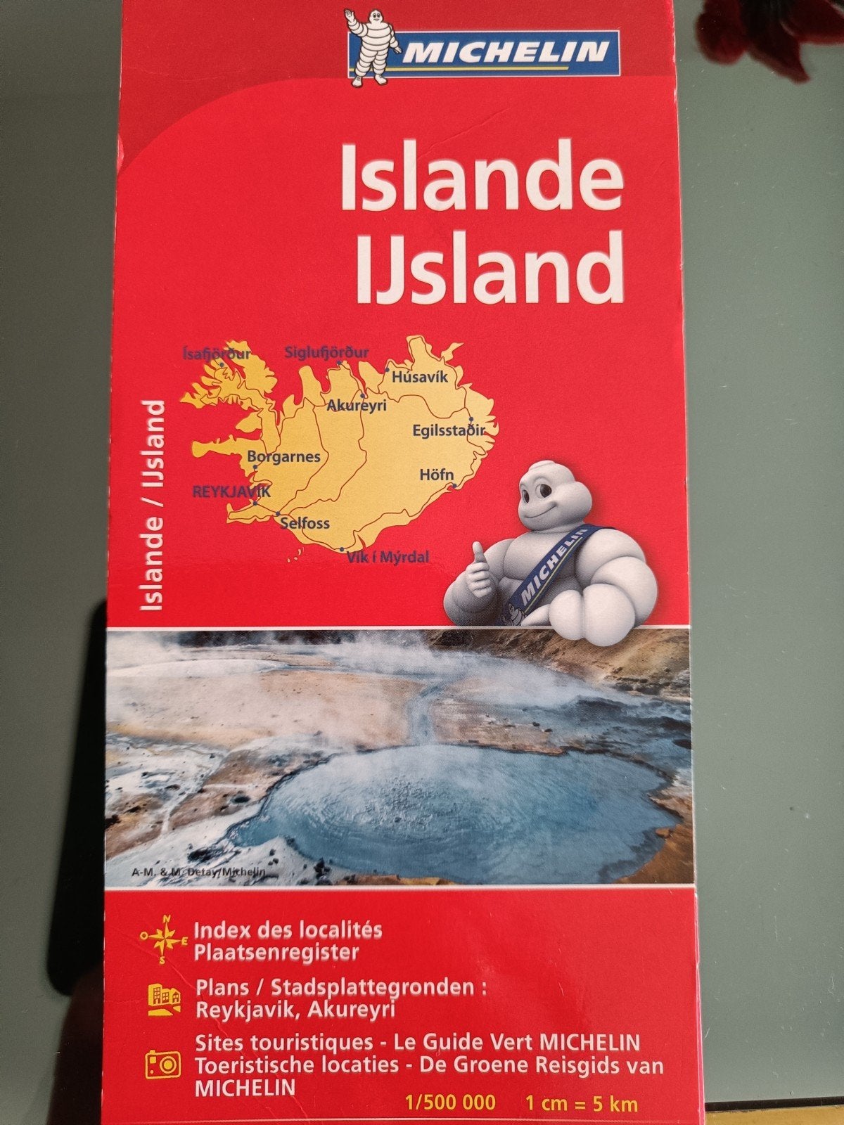 Carte d'Islande par Michelin, Livres, Atlas & Cartes géographiques