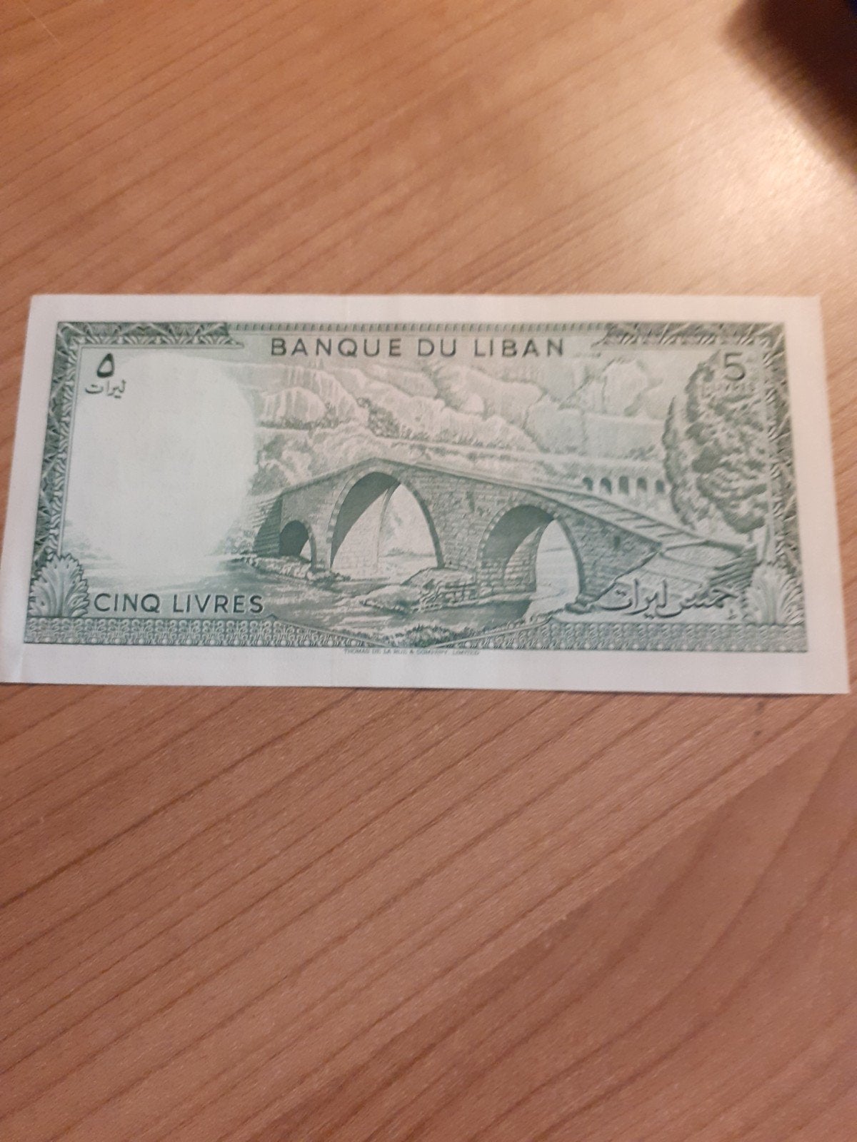 Biljet  Libanon, Timbres & Monnaies, Enlèvement