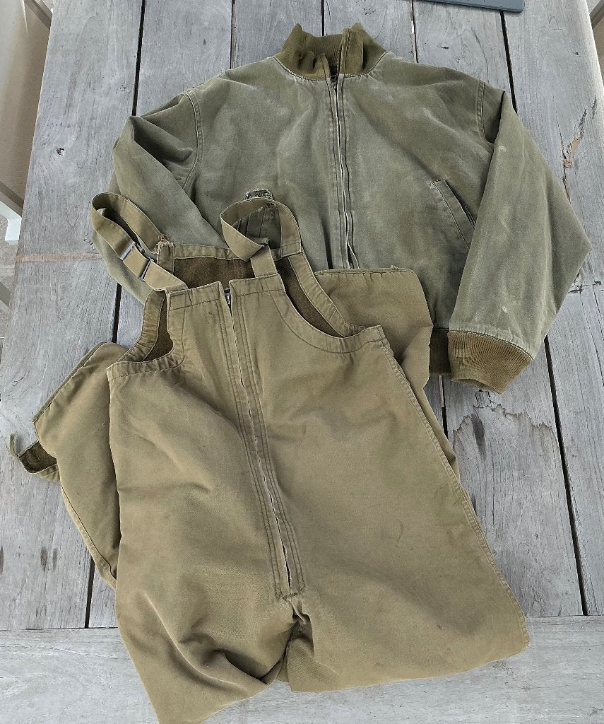 US WWII WO2 reenactors tanker jacket en originele tankbroek, Verzamelen, Ophalen of Verzenden