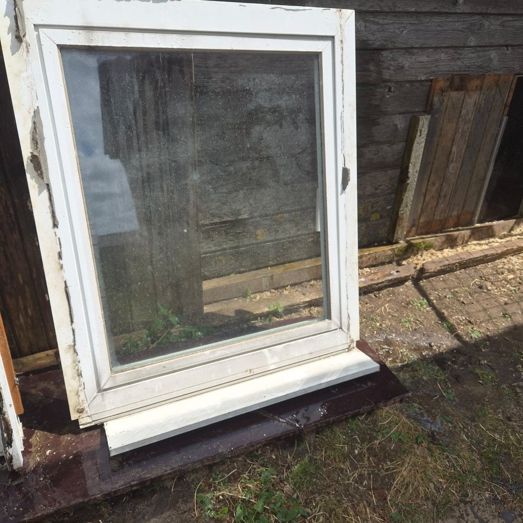 Fenêtre en alu : 2 pièces  - double vitrage, Double vitrage, Fenêtre de façade ou Vitre, Enlèvement, Utilisé