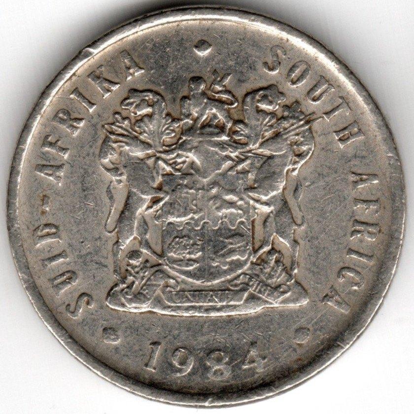 Zuid-Afrika : 5 Cents 1984  KM#84  Ref 16246, Postzegels en Munten, Munten | Afrika, Ophalen of Verzenden, Zuid-Afrika, Losse munt