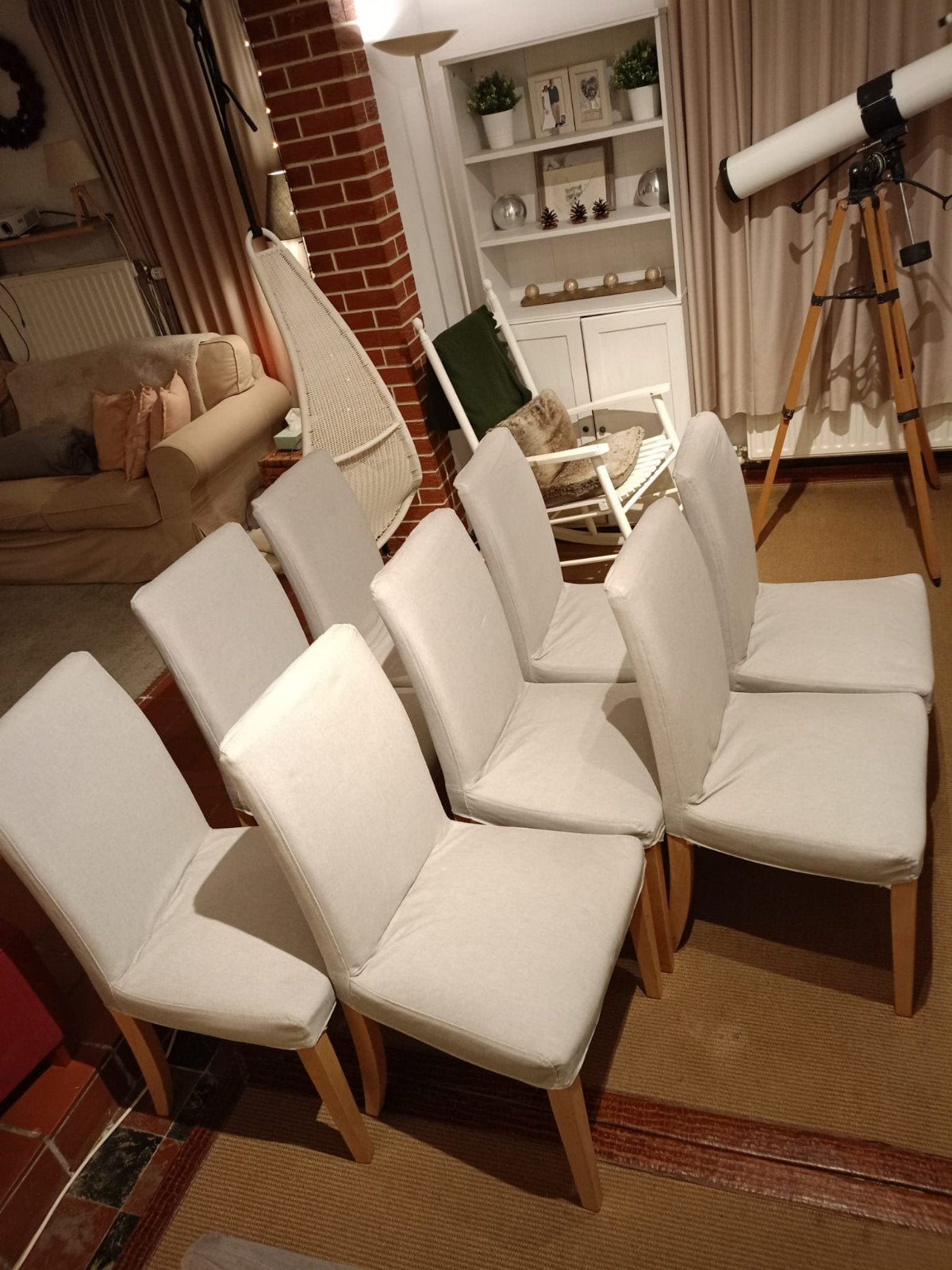 8 chaises salle a manger Ikea Henriksdal, Maison & Meubles, Chaises