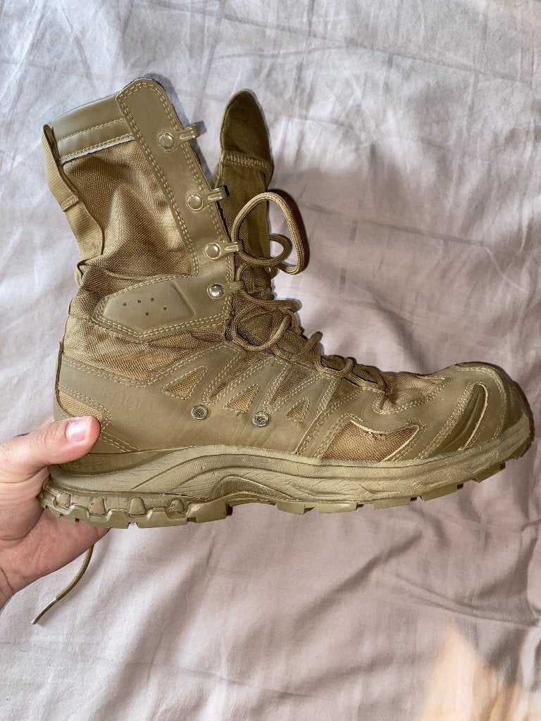 Salomon XA forces Jungle militaire interventieschoen, Bruin, Zo goed als nieuw, Salomon, Wandelschoenen