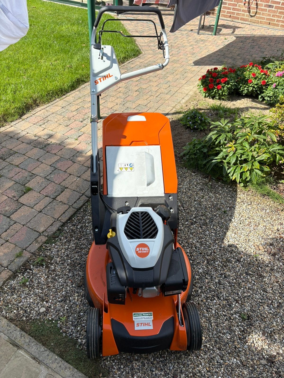 Sthil RM655V grasmaaier, Tondeuse rotative, Tondeuses à gazon à essence, Comme neuf, Fonction de mulching