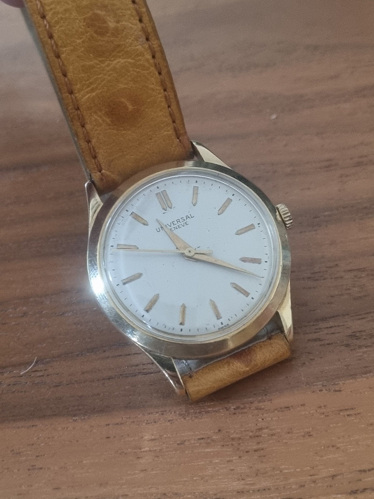 universal Genève gold, Montre-bracelet, Autres marques, 1930 à 1960, Or