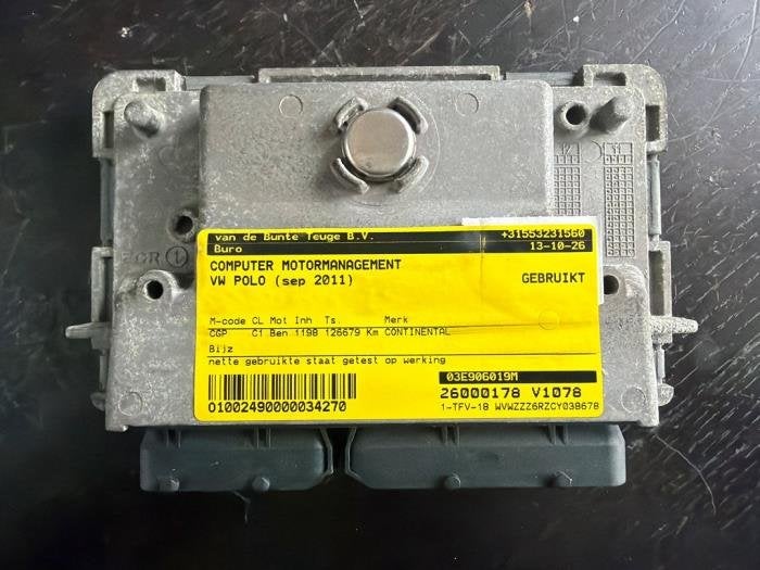 Computer Motormanagement van een Volkswagen Polo, Gebruikt, -, -, Ophalen of Verzenden