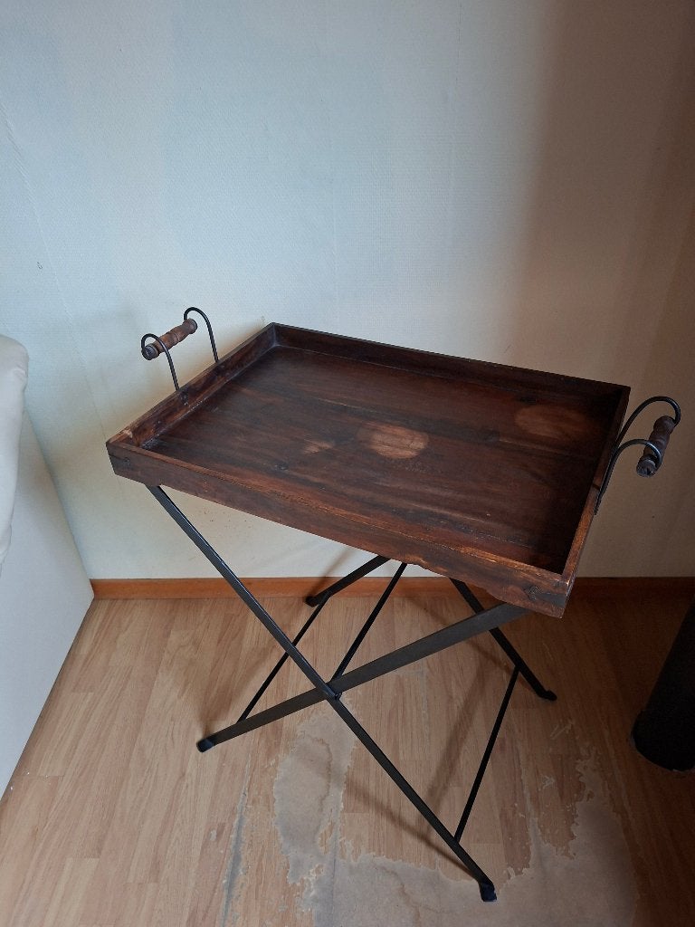 Desserte métal et bois, Enlèvement, Utilisé, Autres essences de bois
