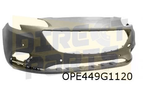 Opel Corsa E (1/15 - 11/19) voorbumper (bij PDC) (te spuiten, Neuf, -, Opel, -