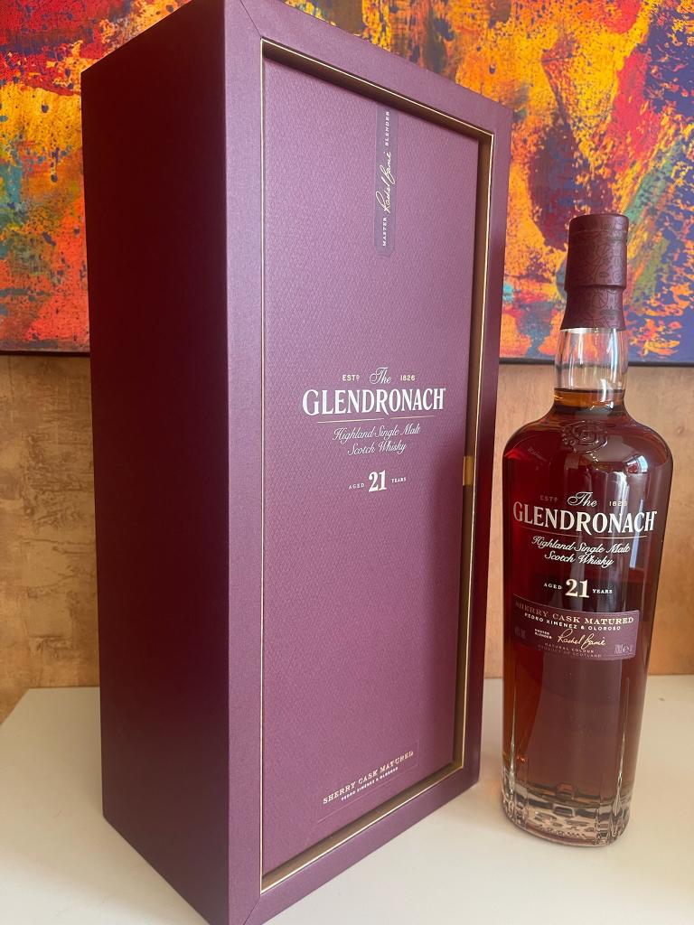 Glendronach 21 ans  Sherry Cask  Single Malt Scotch Whisky, Collections, Vins, Envoi