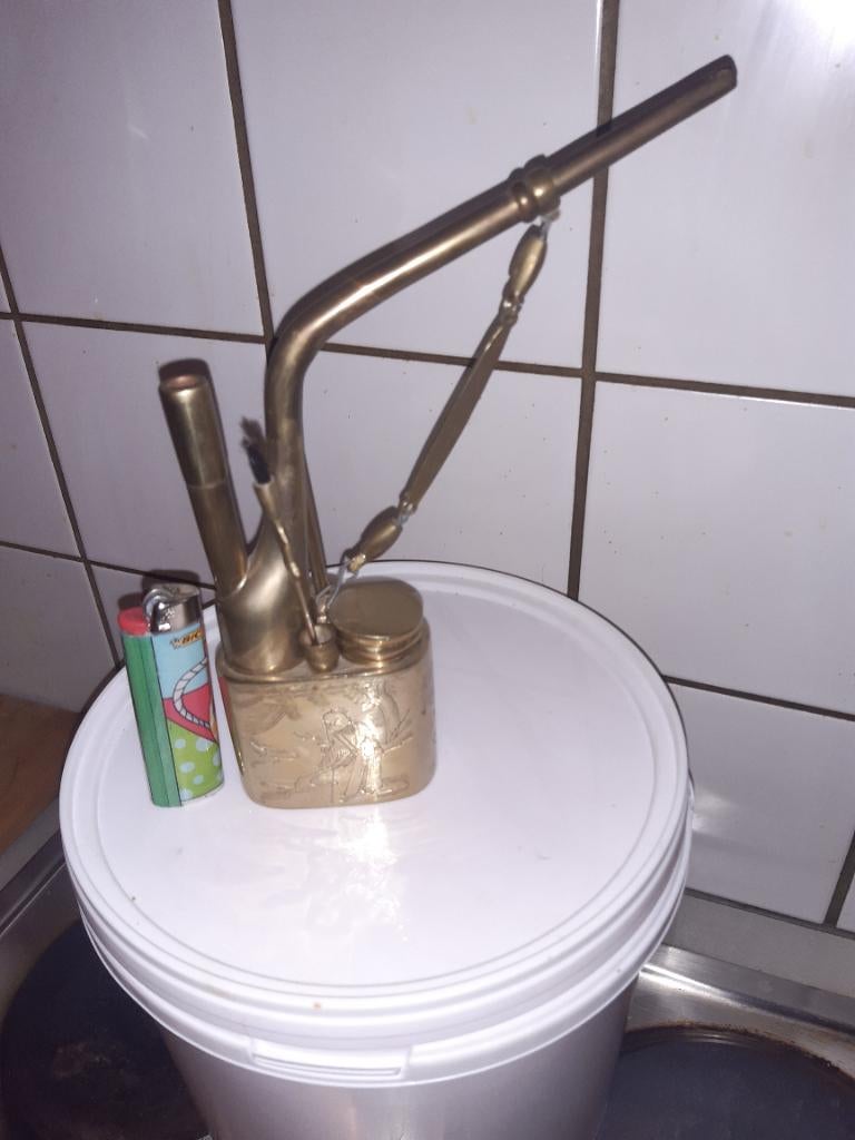 Pipe opium à eau chinoise 19ème S., Enlèvement ou Envoi