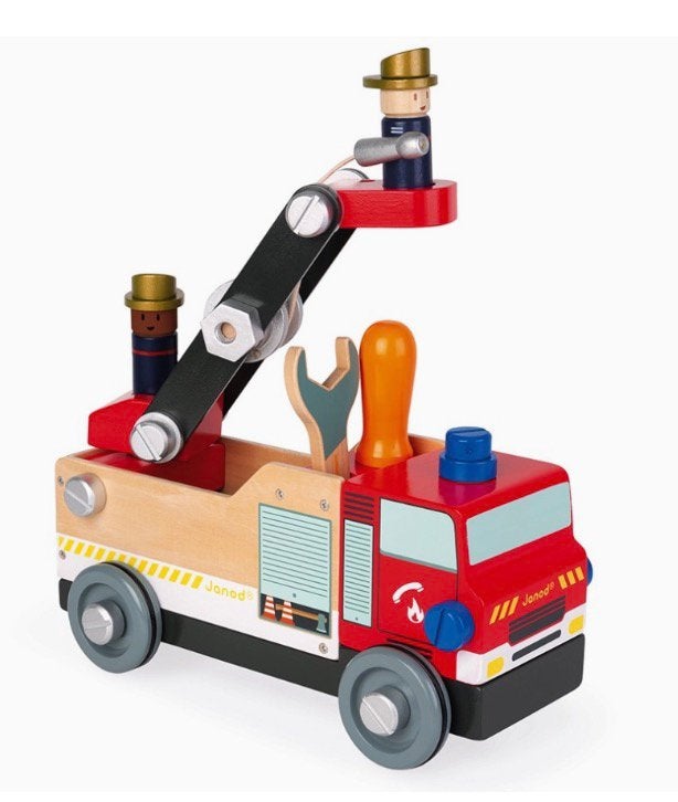 Janod camion pompiers construction, Enlèvement ou Envoi, Utilisé