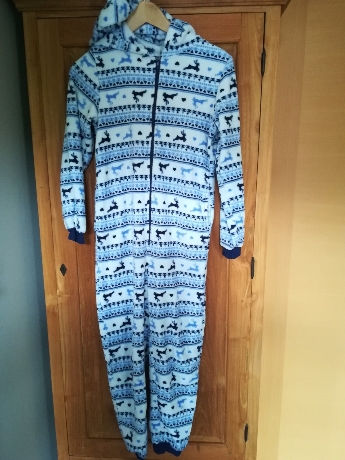 onesie maat 164 in fleece, Enfants & Bébés, Enlèvement, Garçon, Vêtements de nuit ou Sous-vêtements