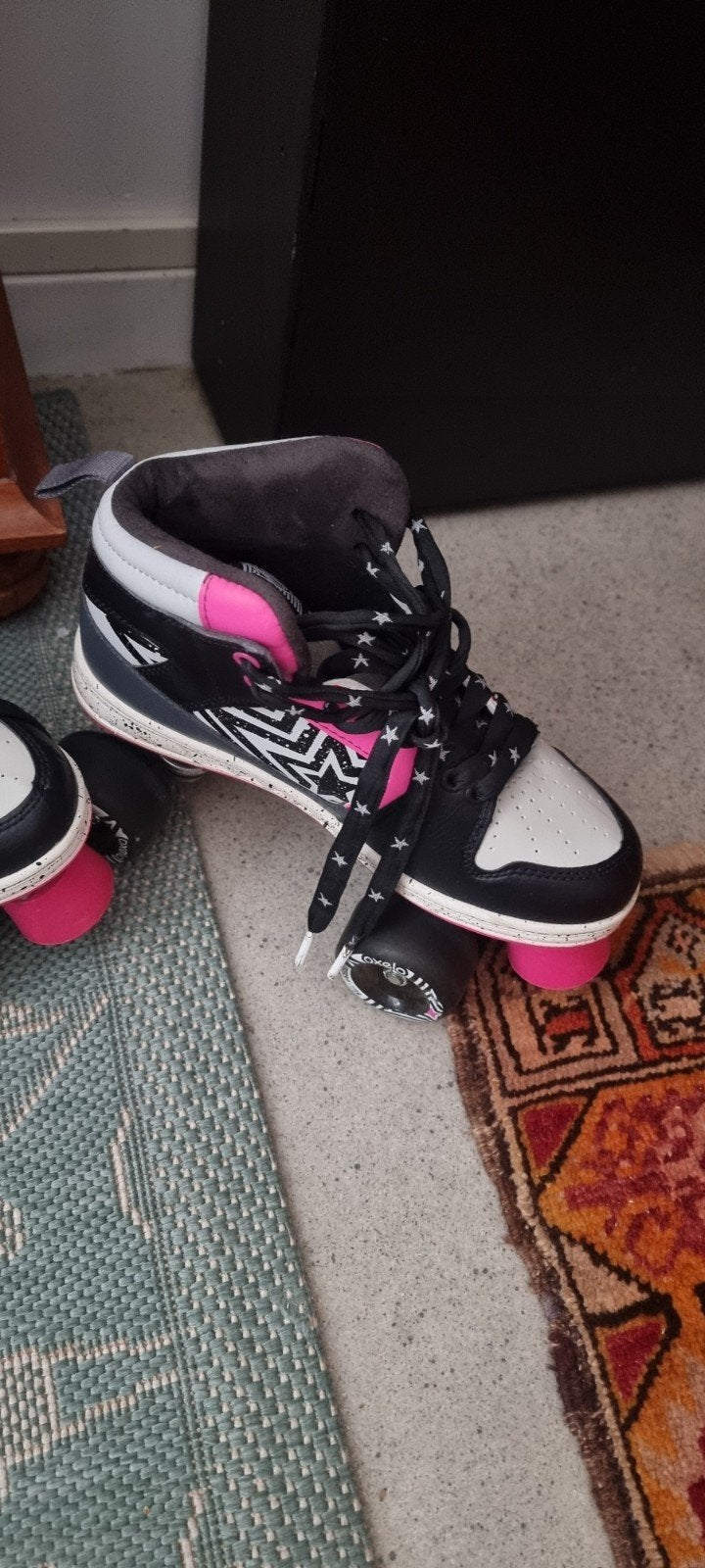 rolschaatsen in perfecte staat, Ophalen