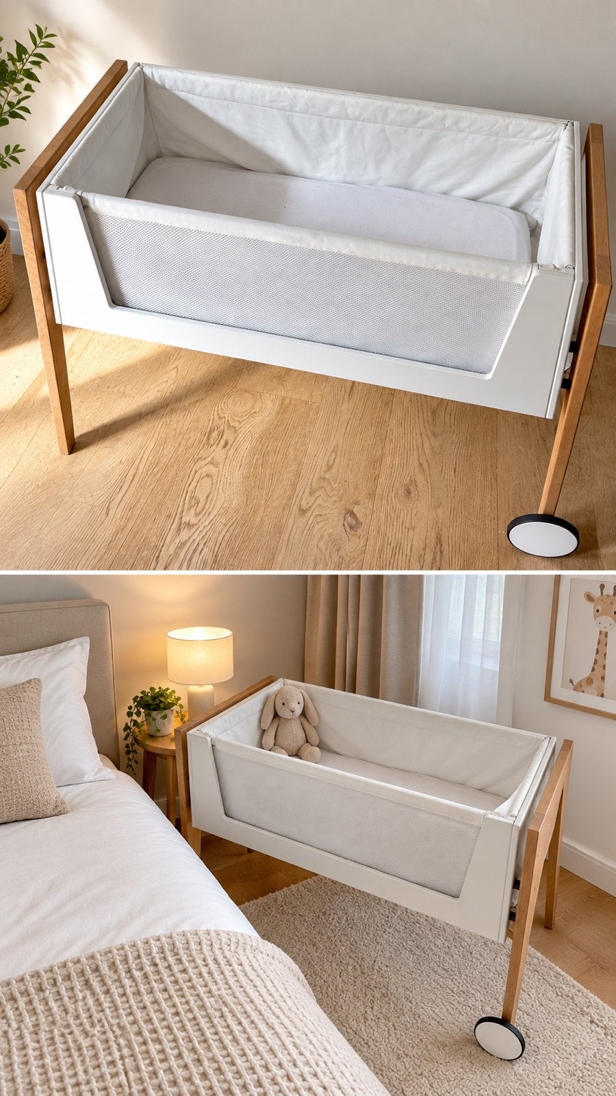 Leander Linea cosleeper, Kinderen en Baby's, Ophalen, Zo goed als nieuw, Matras