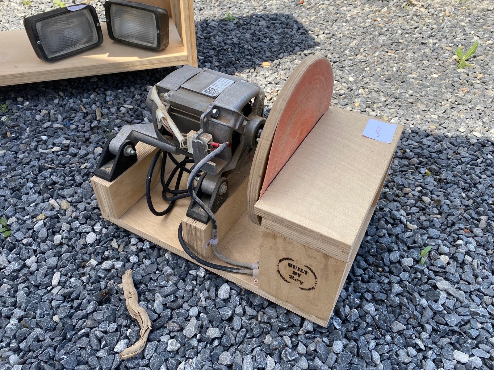 Zelfgebouwde schijfschuurmachine, Doe-het-zelf en Bouw, Ophalen, Gebruikt, Overige typen