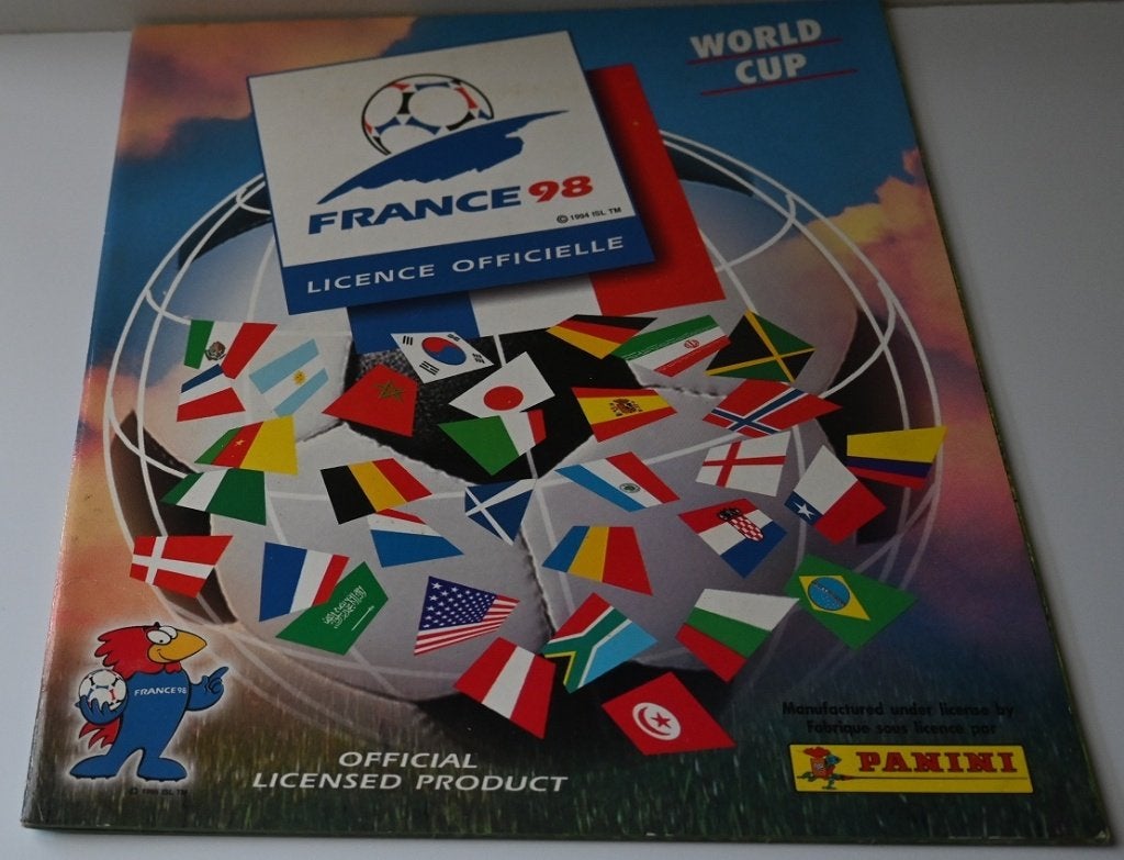 Panini Coupe du monde  France 98 album vierge sticker, Collections, Envoi, Comme neuf, Affiche, Image ou Autocollant