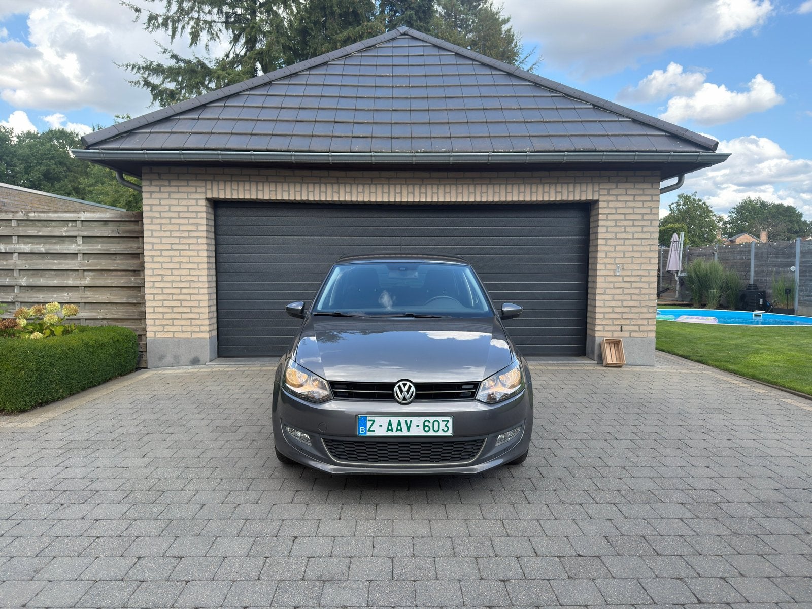 VOLKSWAGEN POLO 1.2 2012 125.000KM AIRCO CRUISE CONTROL, Auto's, Voorwielaandrijving, Euro 5, Stof, Zwart