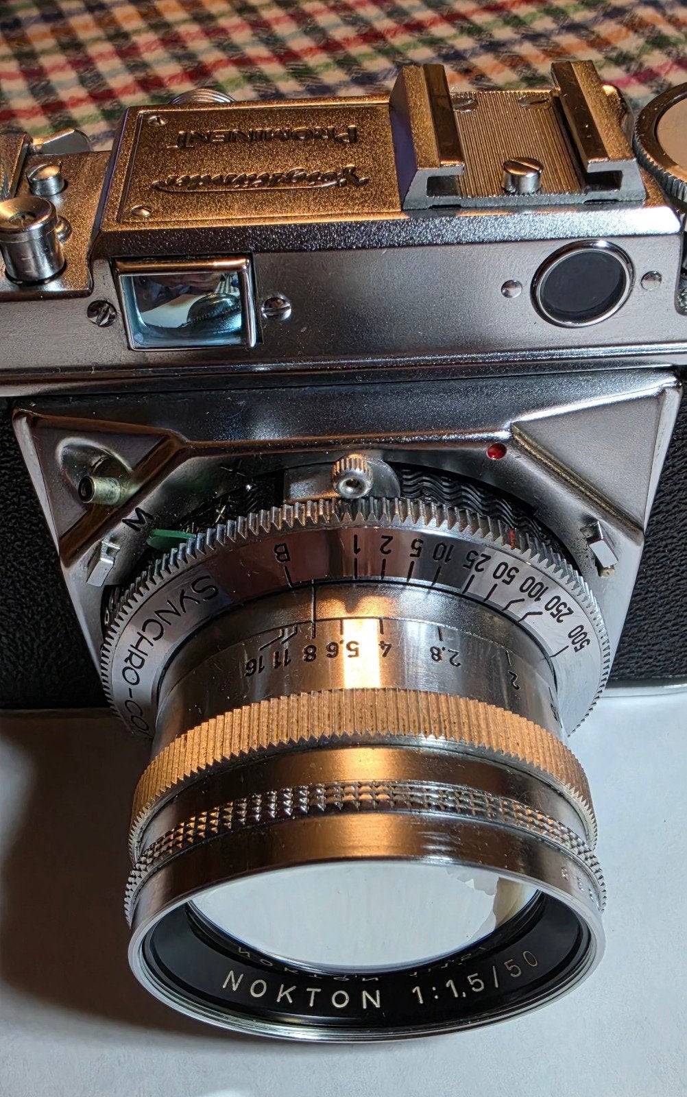Voigtländer Nokton 50mm f/1.5 Prominent, Enlèvement, Comme neuf, Autres Marques