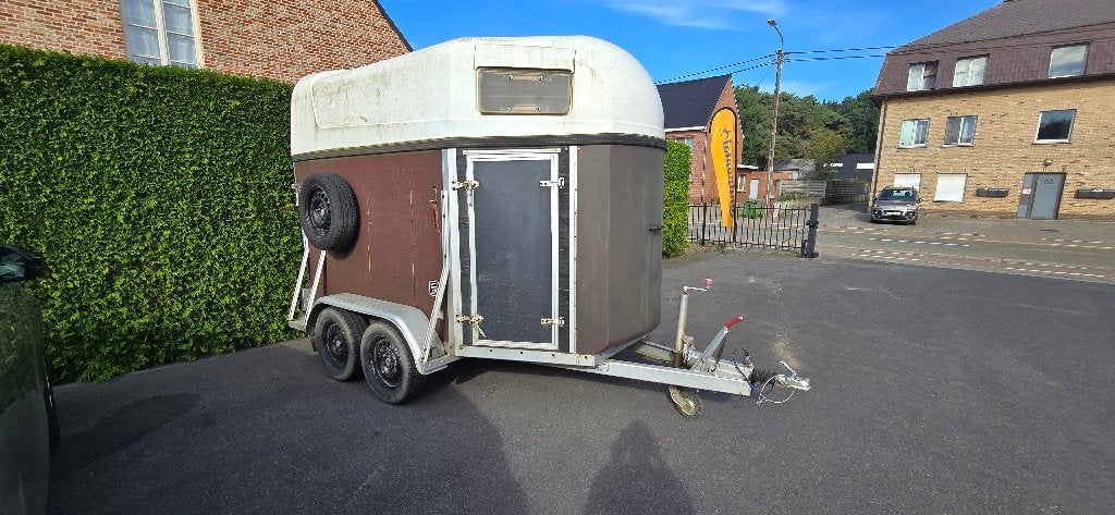 paardentrailer, Enlèvement, Utilisé, Aluminium, Remorque 2 chevaux