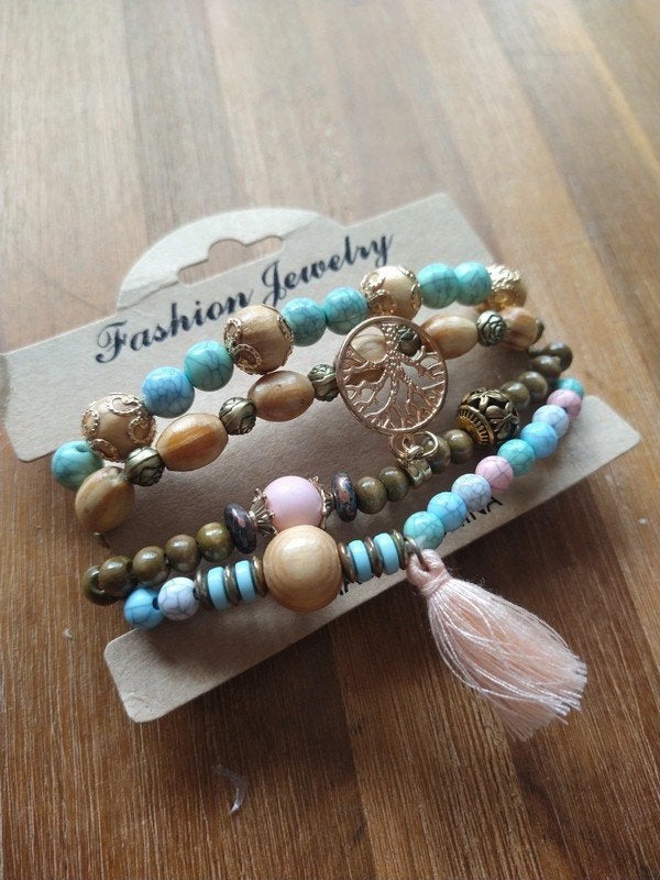 Armbanden setje uit bobo, Ophalen of Verzenden, Nieuw