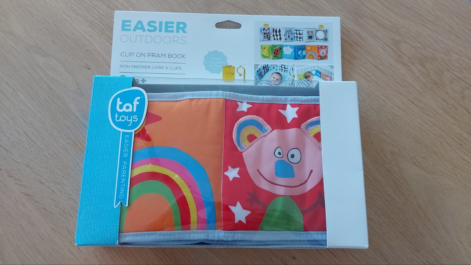 Speelboek baby 0m+ Knisper/Spiegel/Zacht/ met bevestiging, Enlèvement, Utilisé, Découverte