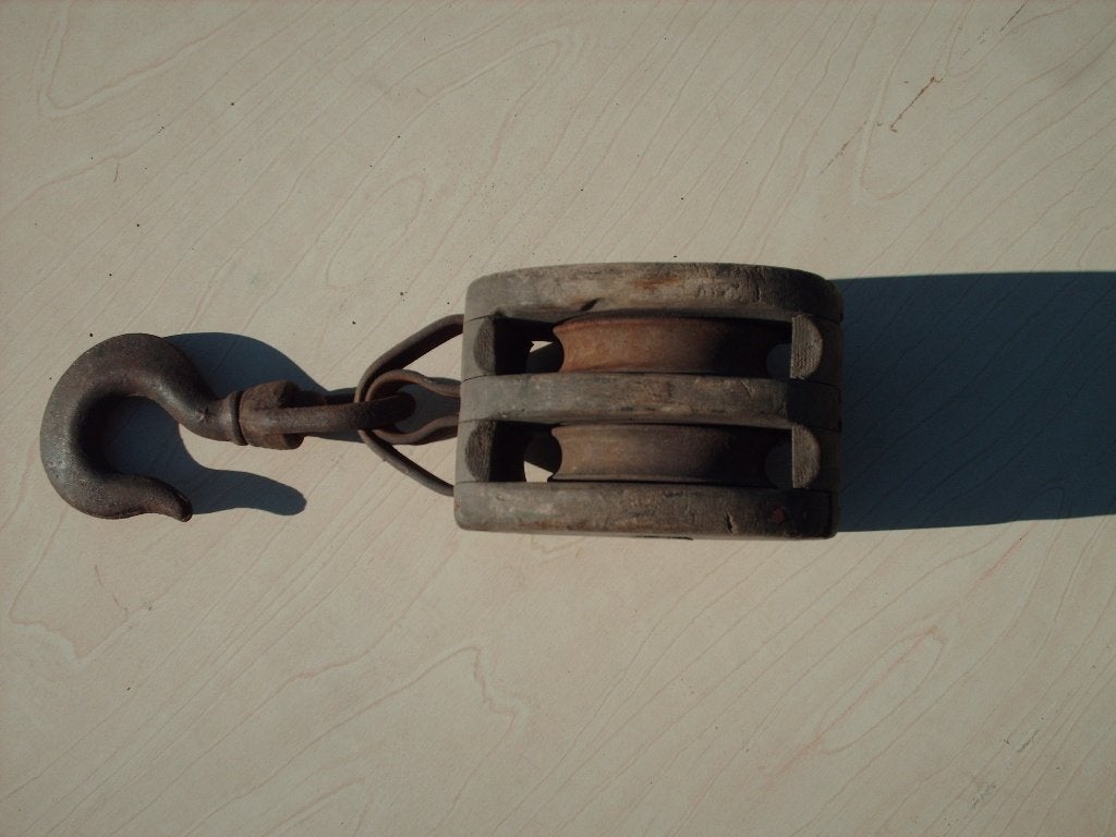 katrol oud, Ophalen