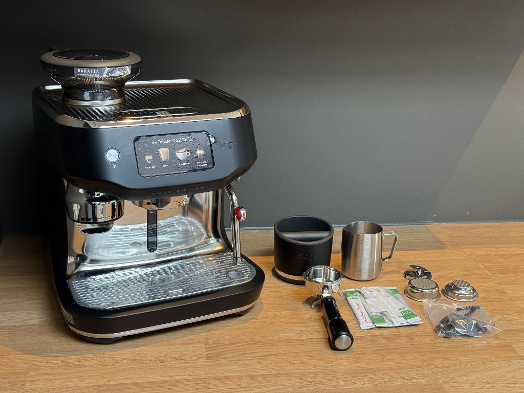 Sage the Oracle Dual Boiler Black Truffle, Garantie, Machine à espresso, Réservoir d'eau amovible, Enlèvement ou Envoi, Café en grains