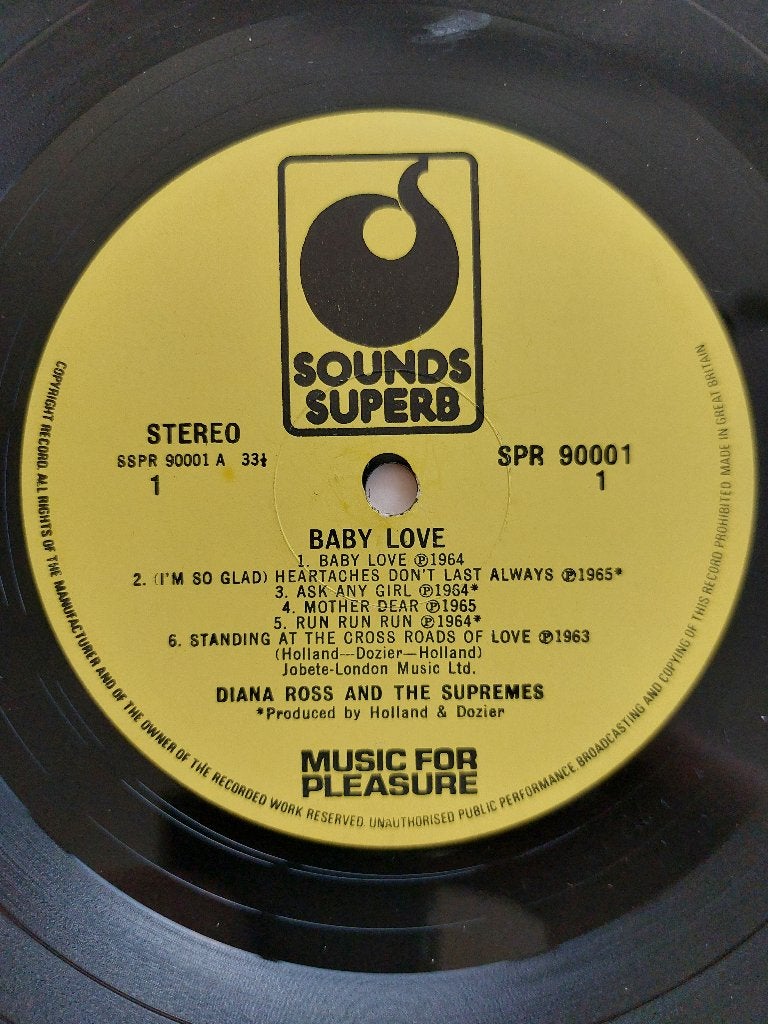 Diana Ross & The Supremes- Baby Love (1970-Funk/Soul), LP, Gebruikt, Funk, Ophalen of Verzenden