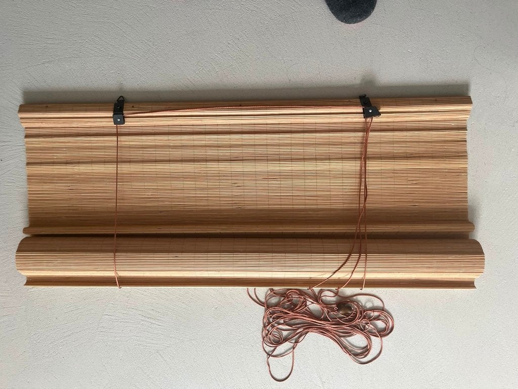 Store enrouleur en bambou, 90 cm, Store enrouleur, Rolgordijn, 220 cm